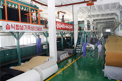 朝鮮平城人造皮革廠產品產量大增-朝鮮頻道-海外網